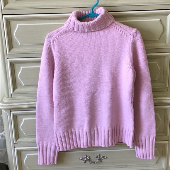 Pink Ann Taylor Loft Turtleneck Sweater - Picture 3 of 3